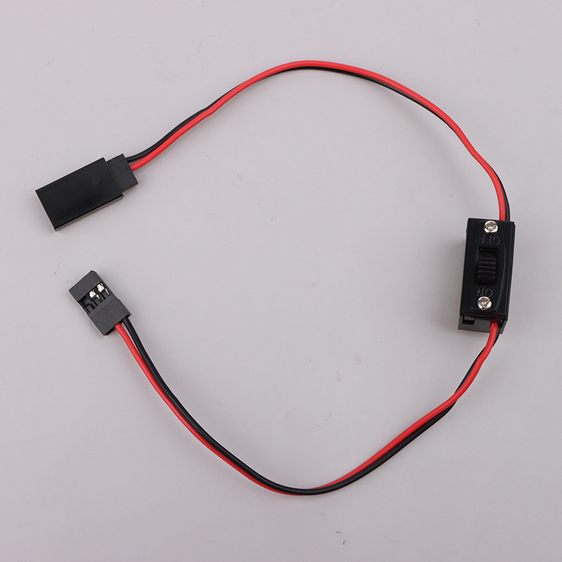 Connecteur récepteur de batterie avec interrupteur marche/arrêt, pour HSP RC 1/10 1/8, voiture inoler bumosquito multicopter modèle d'avion