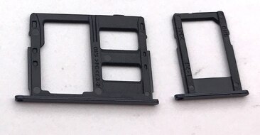 Tarjeta Sim de 4 colores para Samsung Galaxy J3 J5 J7 /J330 J530 J730F, reemplazo de la bandeja de la tarjeta SIM: Singel Black