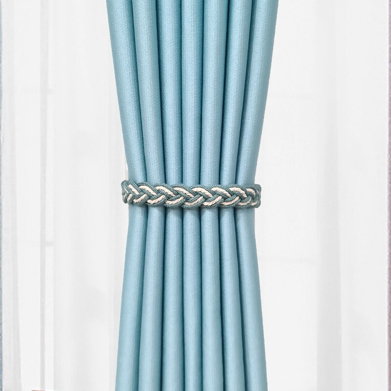 Pince à cordon pour rideaux, porte-rideau avec crochets et aimants: B4 No flowers 4