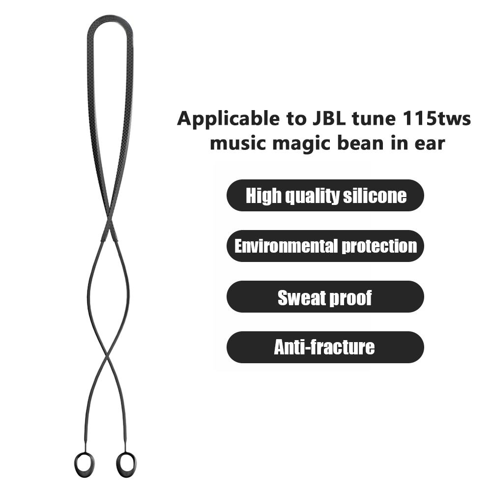 silicone anti perduto cinghia auricolari corda per il collo per SAMSUNG galassia mini cuffie pro senza fili cuffia cordino per collo corda corda corda: 橄榄绿