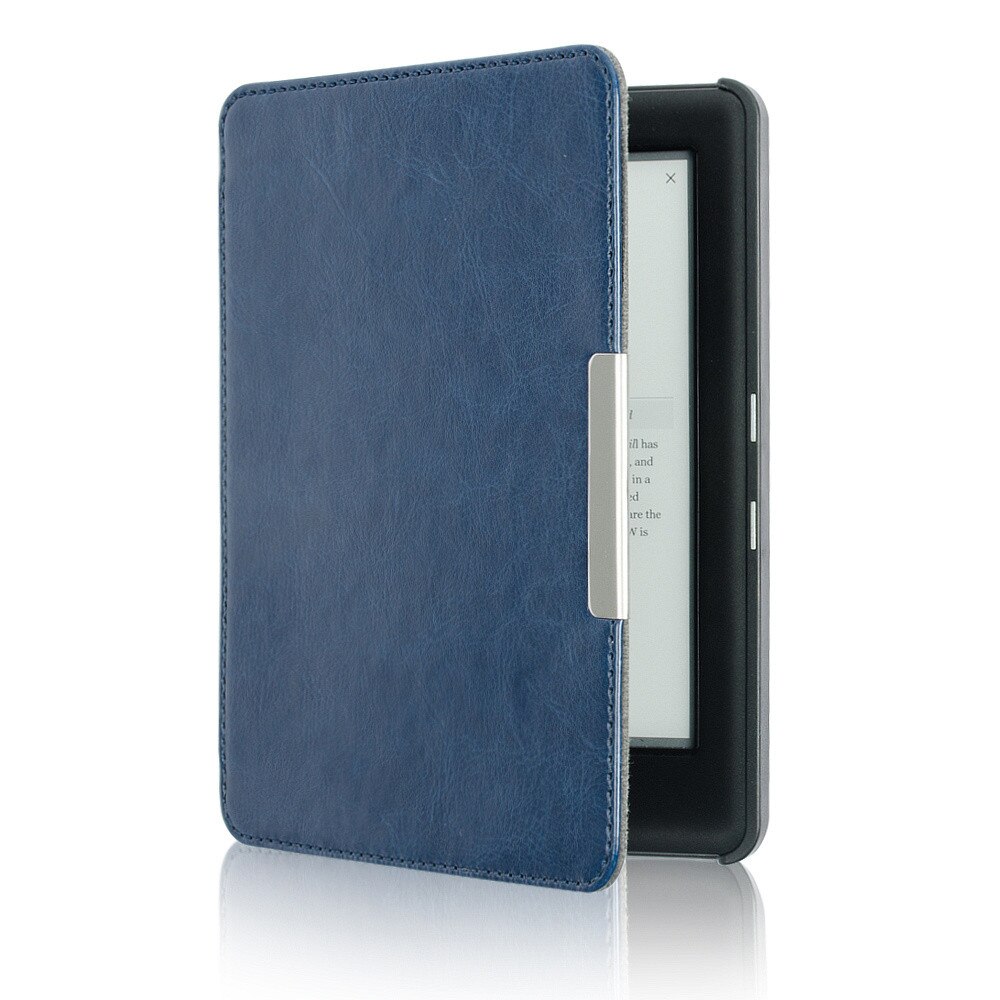 fallen Für KOBO GLO Magnetische Auto-Schlaf Dünne Abdeckung fallen schwer Hülse Für KOBO GLO HD 6,0 Zoll PU Leder schutzhülle: Blau
