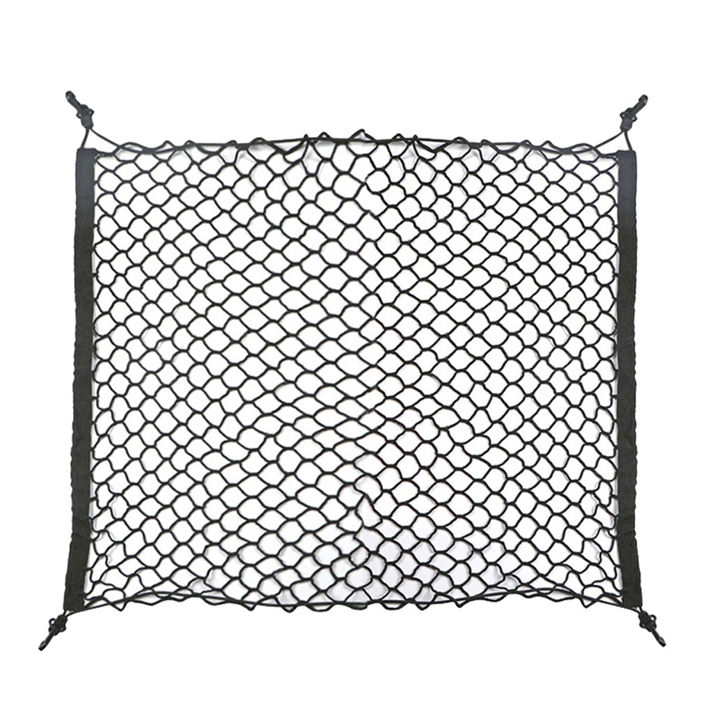 Rear Cargo Trunk Storage Organizer Net For Car Accessories Mounts