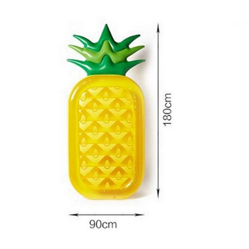 Water Float Ring Donut Opblaasbare Giant Ananas Vorm Zwembad Vlot Zwemmen Summer Fun Water Sport Drijvende &