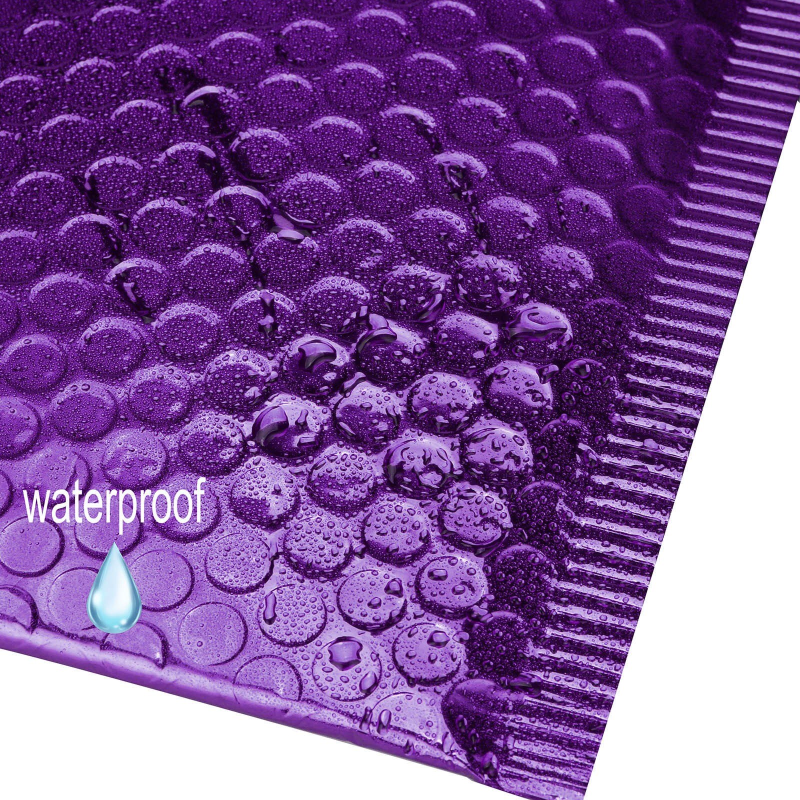 50PCS 18*23cm Bubble Mailers Padded Envelopes Lined Poly Mailer Self Seal aluminizer Bubble Mailer Envelopes Mailing Bag