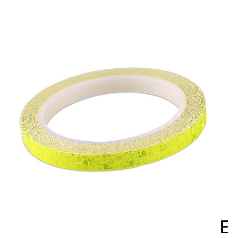 Bike Reflective Tape MTB Bicycle Reflective Sticker Adhesive Tape Bike Stickers Cool Mtb Bike Bicycle Cycling Weel Accessories: E