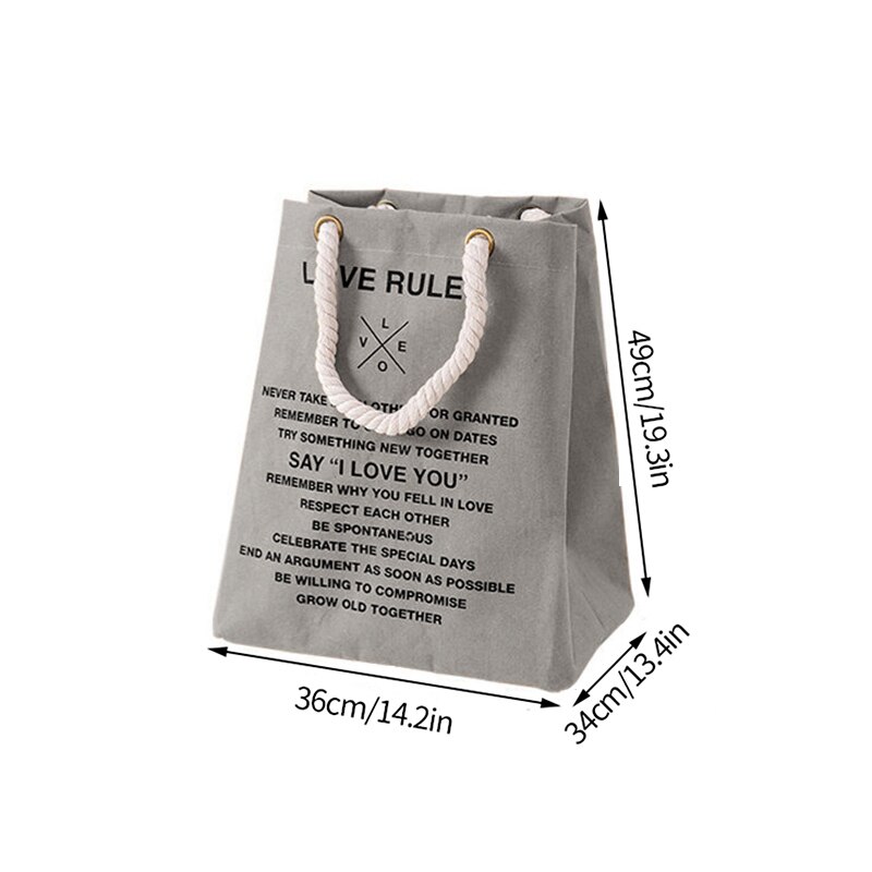 Dirty Clothes Storage Basket Bathroom Laundry Hamper Foldable Toy Storage Bag Cotton Linen Laundry Basket Clothes Organizer: Laundri basket S4  L