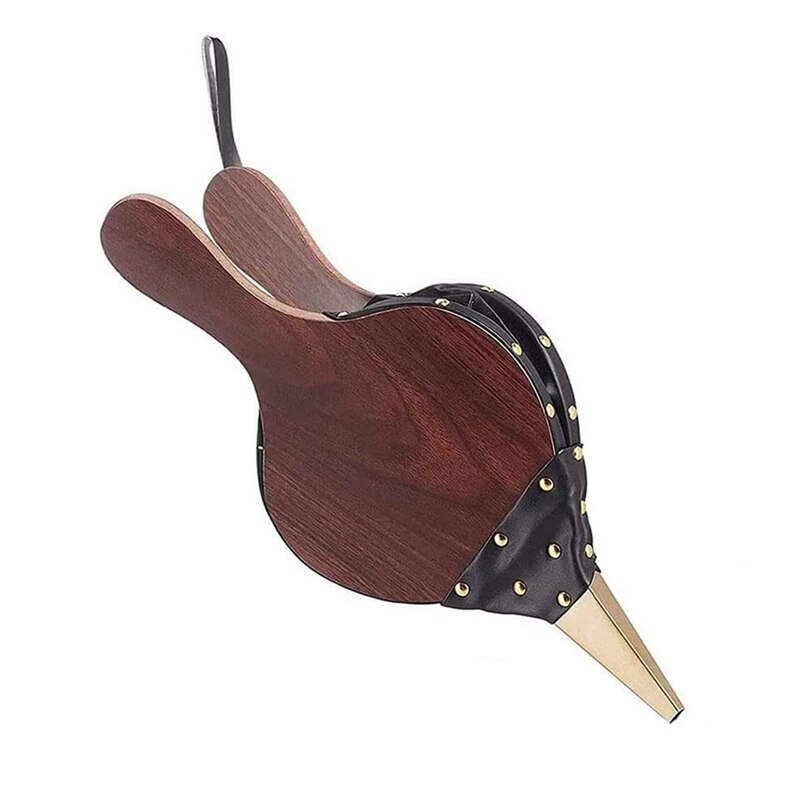 Neue Kamin Gebläse, Manuelle Holz Luft Gebläse, retro Kamin Gebläse Mit Schlüsselband Für draussen Camping, BBQ Grill, Holz Herde: Ursprünglich Titel