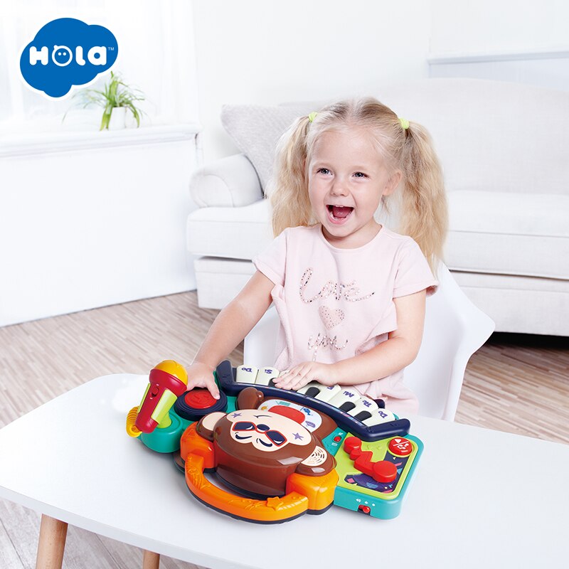 Hola 3137 Muziekinstrument Speelgoed Baby Kids Elektronische Keyboard Piano Developmental Muziek Educatief Speelgoed Voor Kinderen