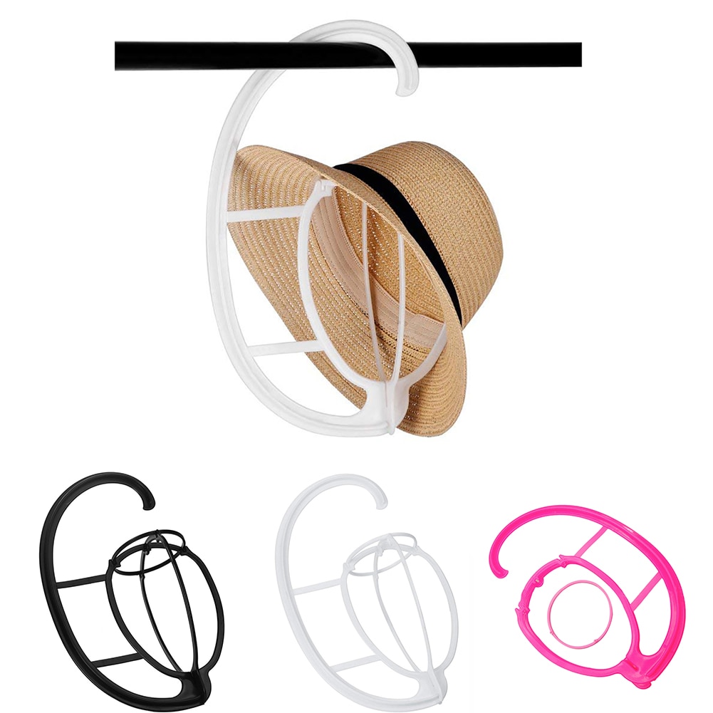 1pc paryk bøjle bærbar salon frisør butik hængende frisør hat holder display stander ophæng foldbar nem at opbevare