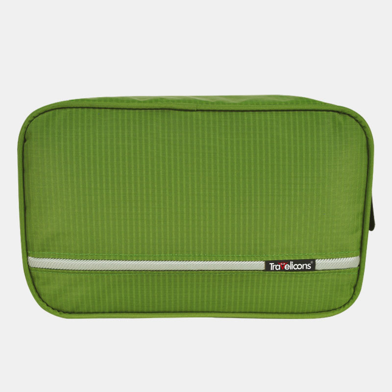 colgando viaje bolsa neceser de aseo personal Kit para hombres mujeres cosméticos robusto gancho colgante ducha bolsas: Military green