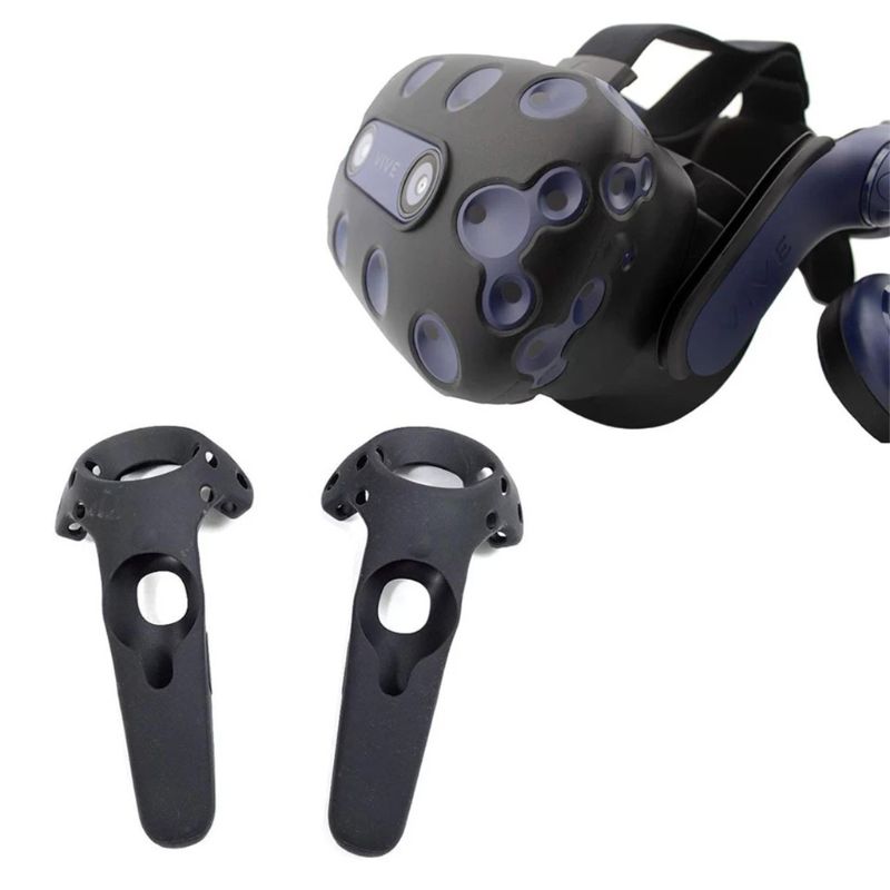 Beschermhoes Siliconen Controller Handvat Case Anti-Slip Schokbestendige Shell Game Accessoires voor HTC Vive Headset VR