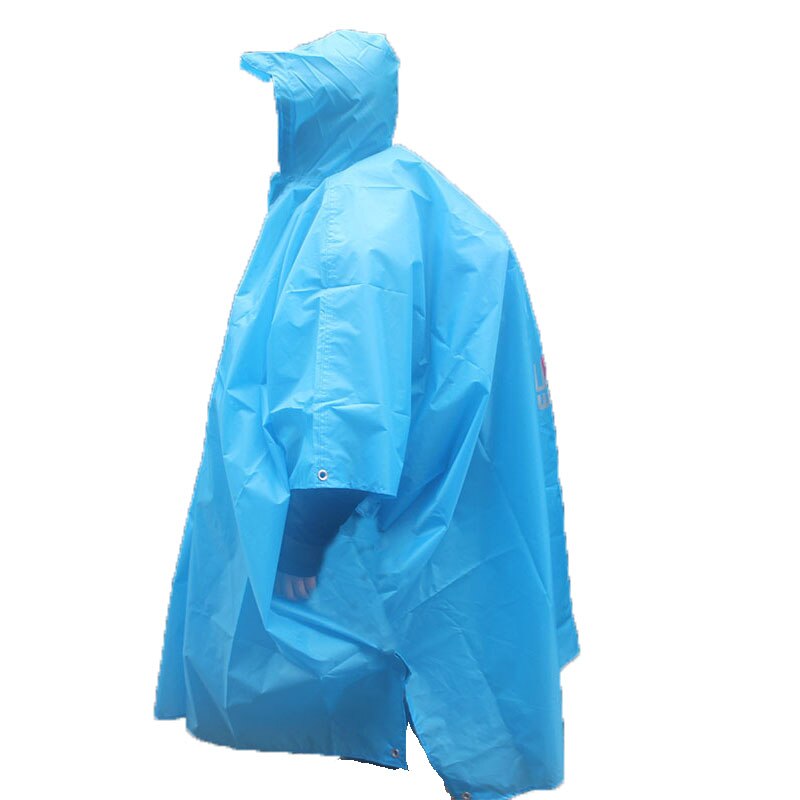 Mochila impermeable 3 en 1, cubierta de lluvia, capucha, senderismo, ciclismo, impermeable, Poncho, tienda de campaña al aire libre, esterilla,