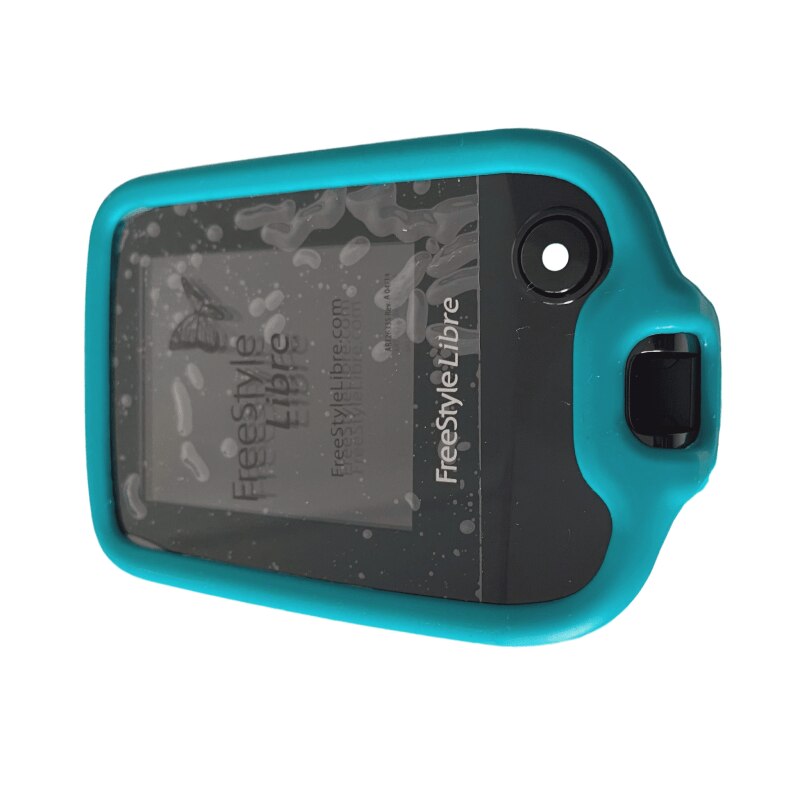 Coque en Silicone Premium pour Freestyle Libre/Freestyle Libre 2, avec film de protection d&#39;écran trempé