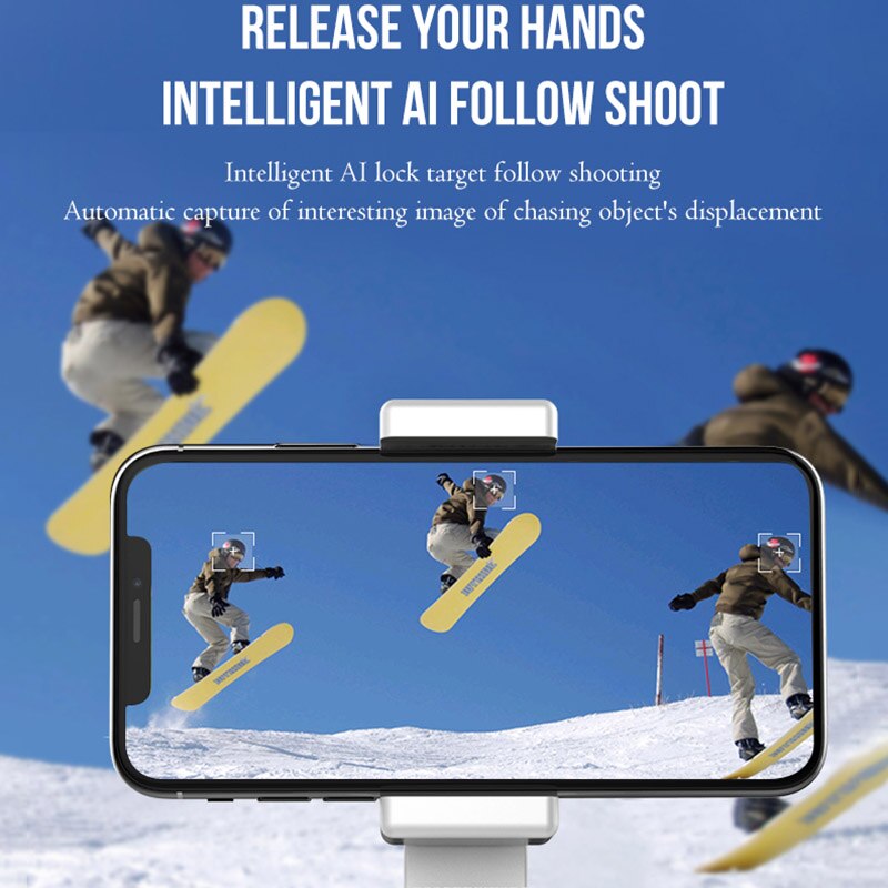 auto Viso Inseguimento accorto tiro Supporto 360 Del Telefono Rotativo del Giunto Cardanico per abitare Vlog di Registrazione video