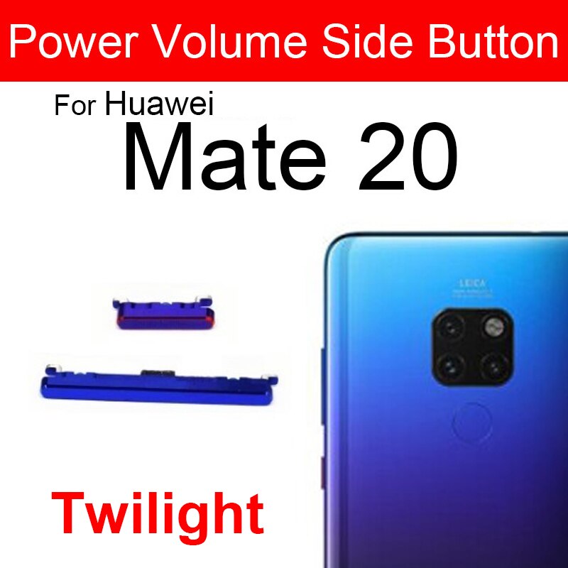 Power Volume Button For Huawei Mate 20 20Lite 20Pro 20X Up Down Audio Control Button Replacement Repair Parts Flex Ribbon Cable: Mate20 Twilight