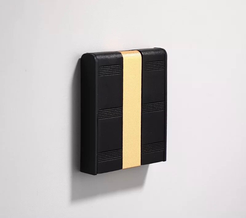 Schwarz kreative unsichtbar haken, raum Aluminium eintrag haken, versteckte haken, klapp haken, 1-5 haken.: golden 1 Haken