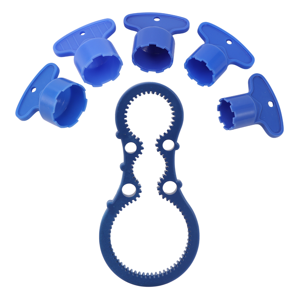 6pcs Faucet Aerator Removal Tool Durable Bathroom Non Slip Key Wrench Easy Use