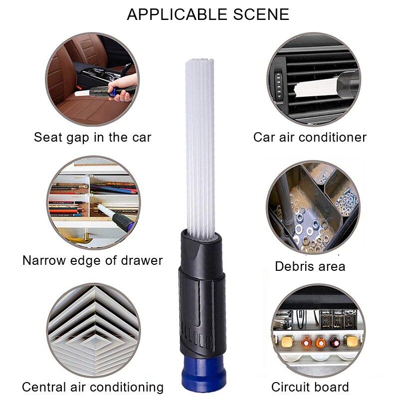 Vacuum Cleaner Attachment Universal Dust Daddy Vacuum Attachment Clean Tools Multi-functional Dust Brush Cleaner Dirt Remover