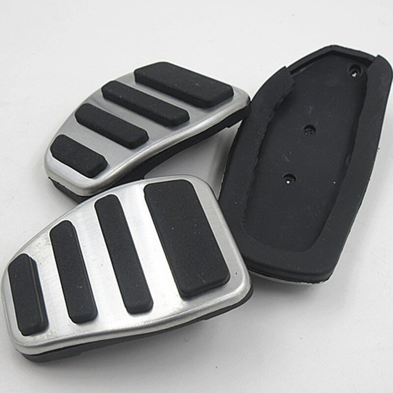 Stainless Steel Car MT Pedals Foot Pads Fuel Accelerator Brake Clucth Pedal Cover For DACIA DUSTER Accessories