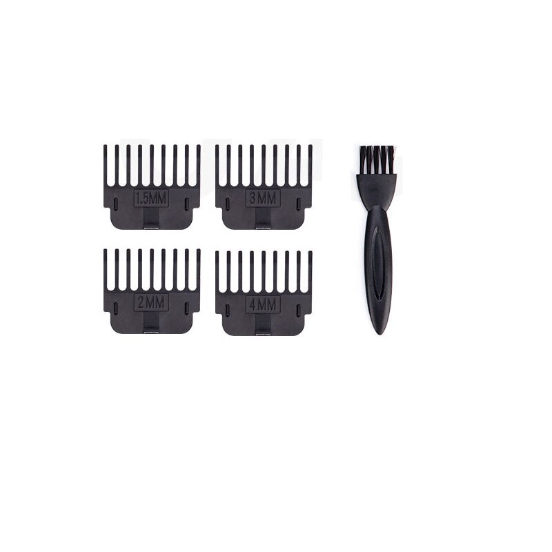 Elektrische tondeuse, tondeuse voor mannen, draadloos scheerapparaat, trimmer voor 0mm kappers, tondeuse voor baard, baardtrimmer: Accessoireset