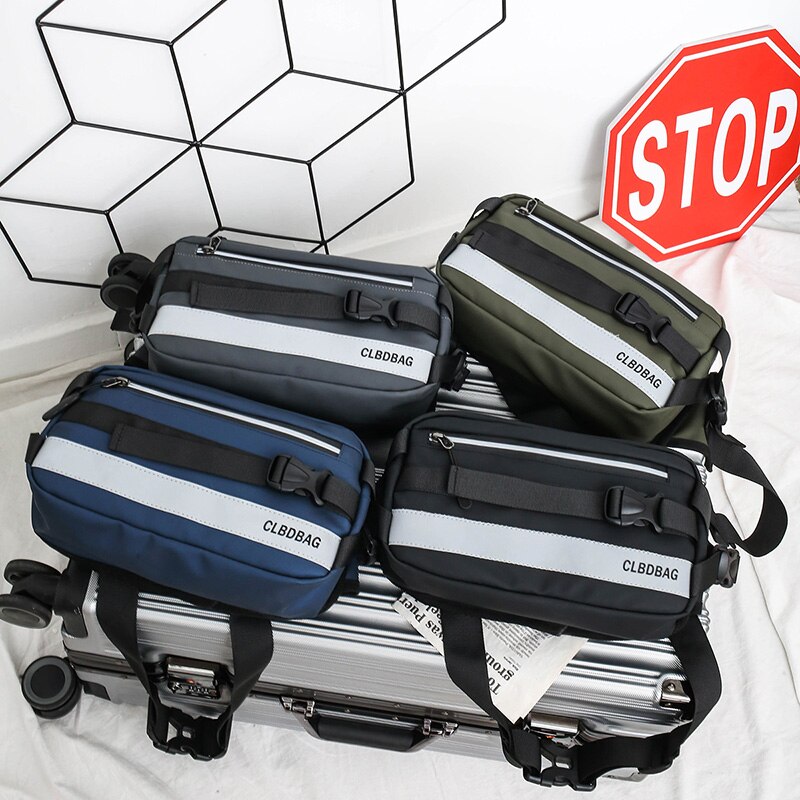 Reflektierende gürteltasche für damen, wasserdichte hüfttasche, herren-bauchtasche, reise-umhängetasche, brusttasche, unisex-hüfttasche