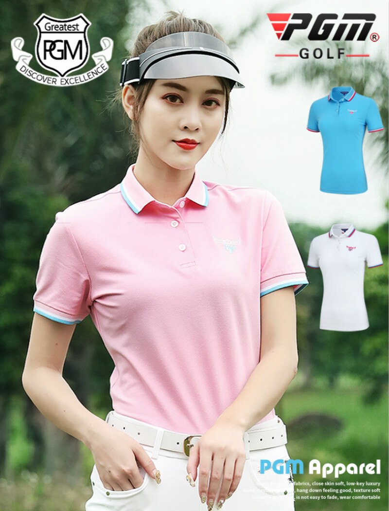 Pgm golfkläder damsportkläder sommar kortärmade damkläder  yf189