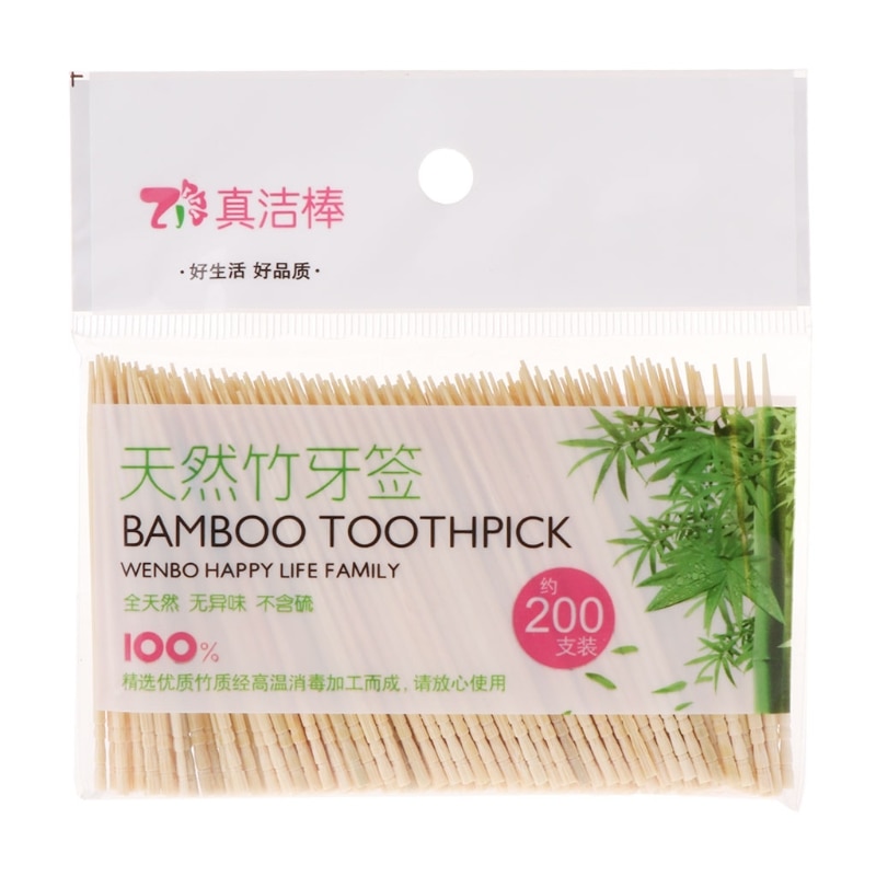 Wood Wooden Appetizer Toothpicks Picks for Cheese & Fruit Snacks 896D