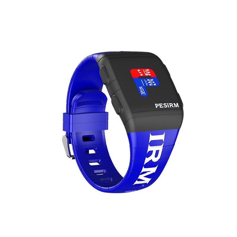 Waterdichte Vierkante Kids Jongen Horloge Mode Kleurrijke Siliconen Band Led Mannen Vrouwen Sport Digitale Horloges Unisex Klok: black blue blue
