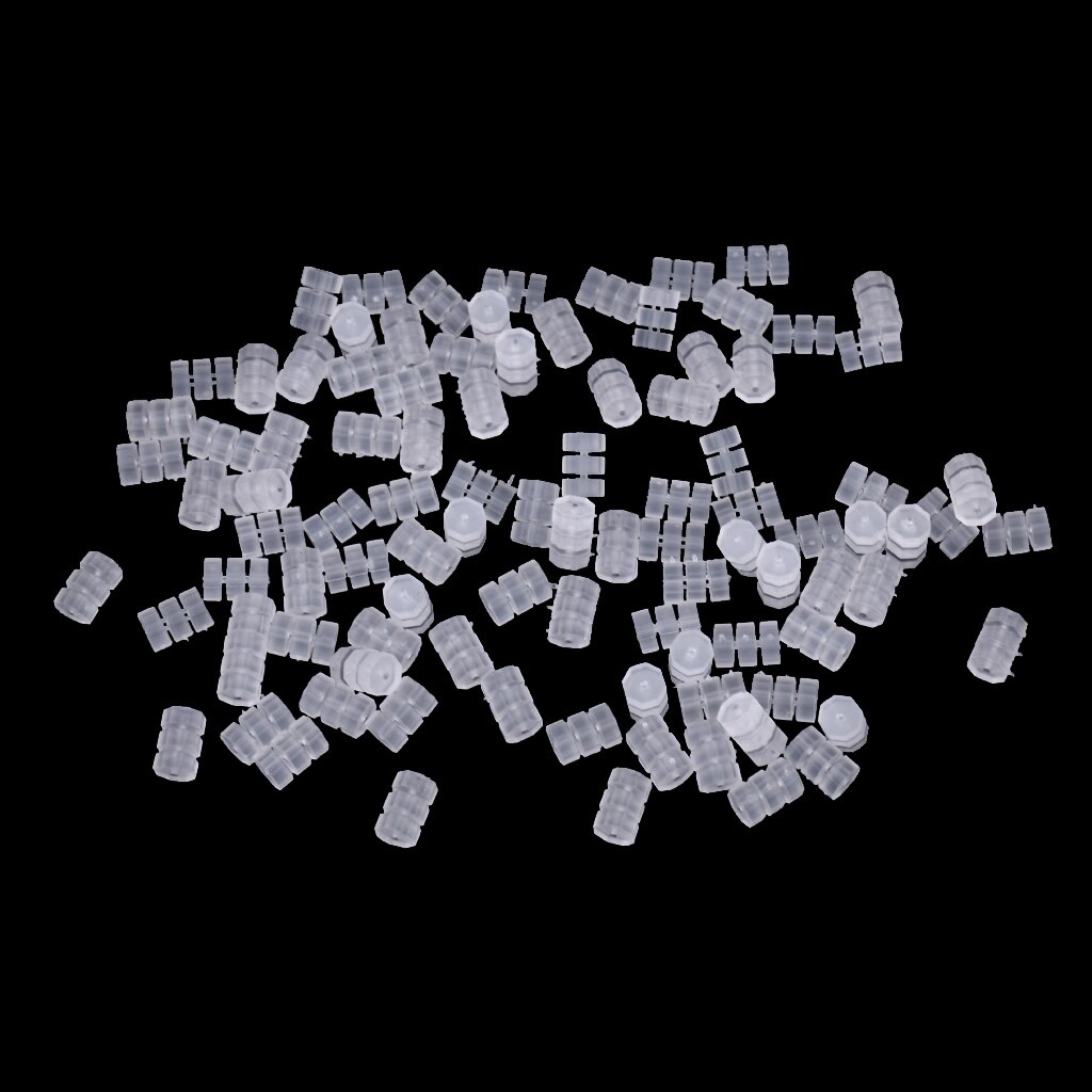 100 Pieces Bike Donuts Cables Housing Cable Donuts O-Rings for 1.1-1.8mm Shift /Brake Cables