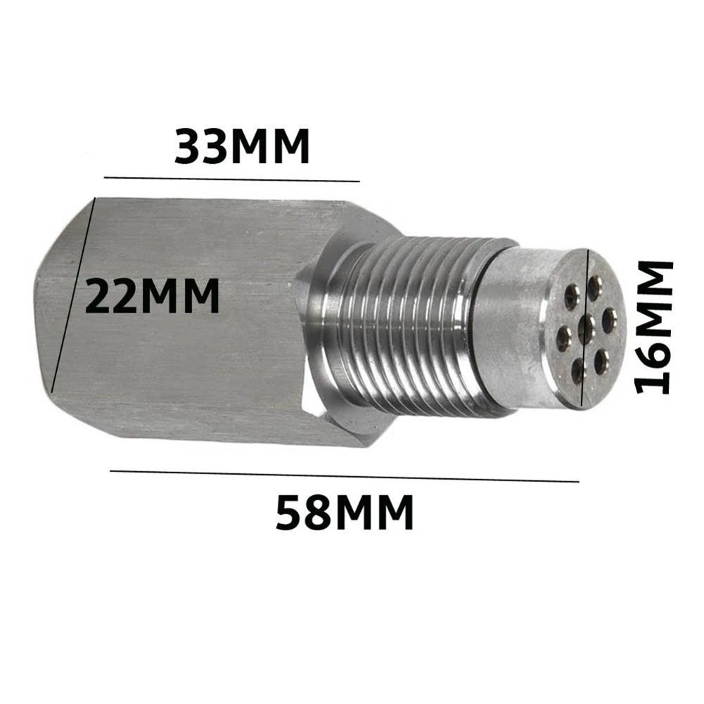 2*Check Engine Light O2 Sensor CEL Eliminator Adapter Spacer Catalytic Converter Universal O2 Sensor M18X1.5 CSV Repalcements