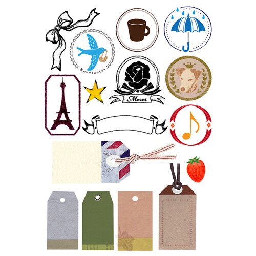 2 pcs/lot Weekly Water Tracker DIY Decoration Uncut Waterproof Paper Sticker Stationery Scrapbook Diary Planner Stickers: sz02520