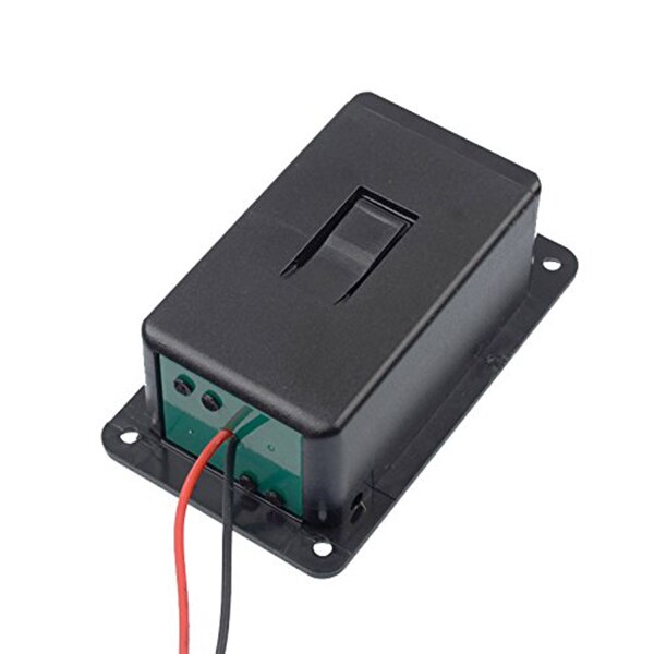 Aktiv basgitarr pickup 9v batteriboxar/hållare/fodral/facklock med metallkontakter fjäder och 2- stiftskontakt med kabel
