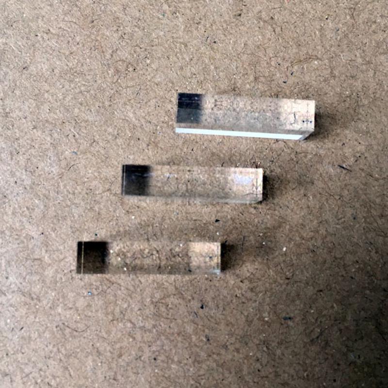 K9 Prism Optical Prism Glass Rectangular Light Guide Bar Square Prism Lens Scientific Small Experimental Equipment Prism Glass