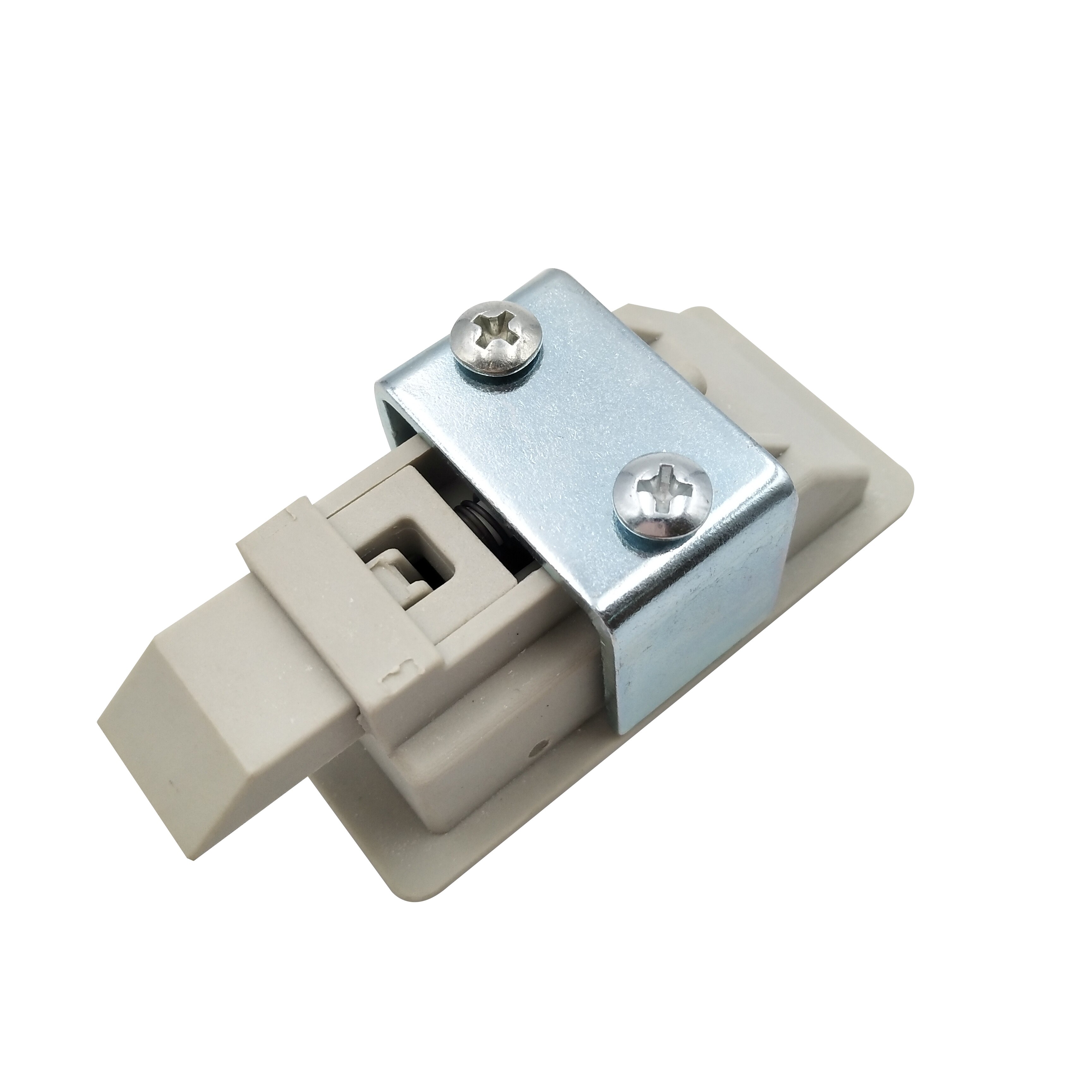 DK650 ABS White Push to close Plastic slide industrial machine hasp cabinet lock toggle latch