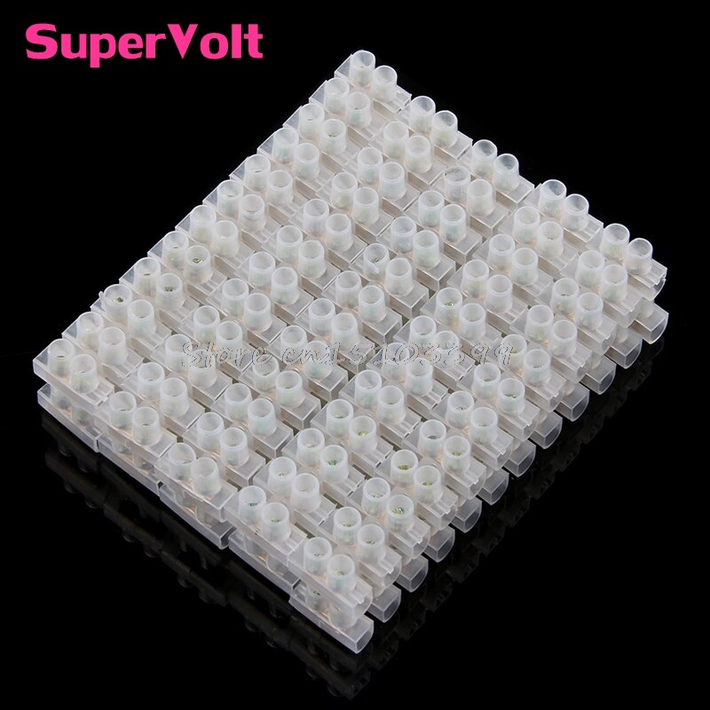 Screw Terminal Barrier Connector 10pcs Electrical Wire Connection 12Position Barrier Terminal Strip Block 3A Best