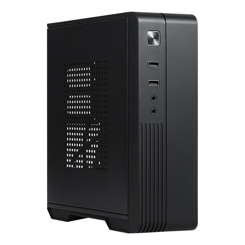 MX02 Mini ITX Computer Case HTPC Host Chassis USB2.0 ITX Enclosure Industrial Control Chassis for Office Business: Default Title