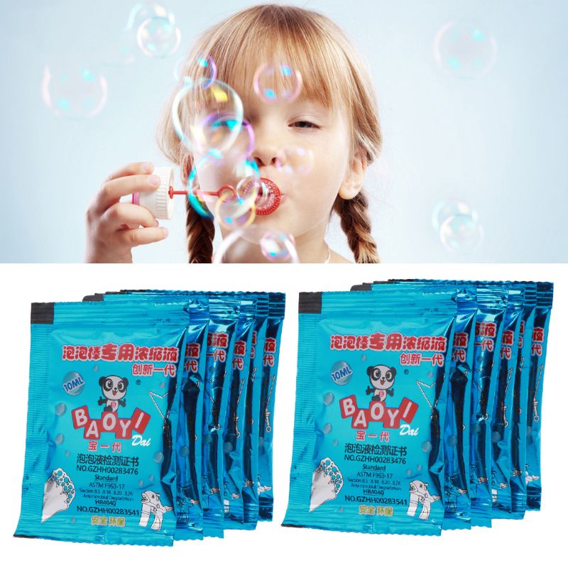 Neue 100ml Konzentrat Blasen Flüssigkeit Seife Wasser blasiert Zubehör L9CD