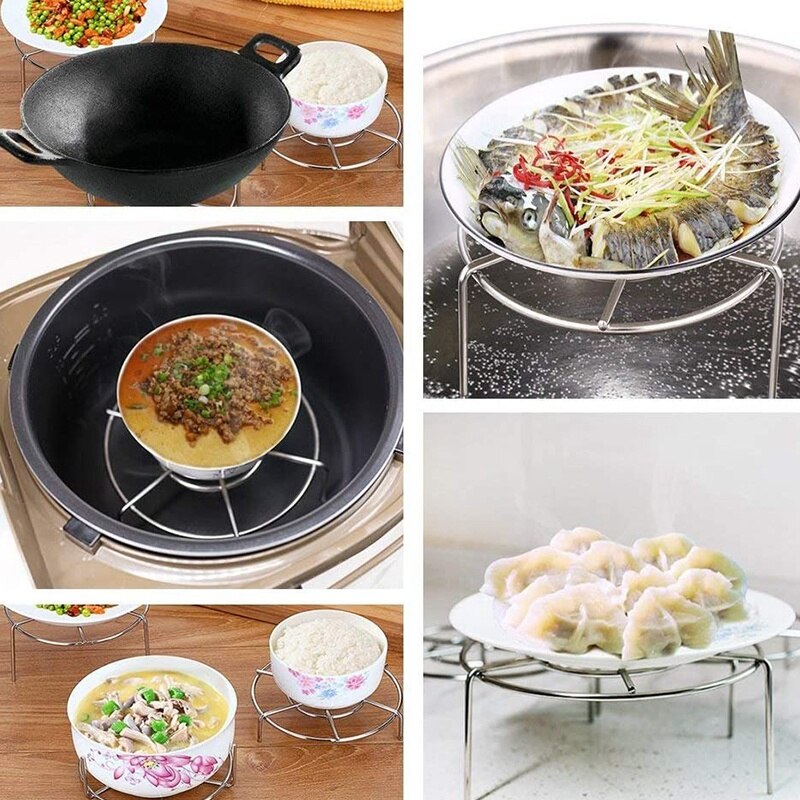 Cooking Trivet Rack Stainless Steel Steam Rack for Cooking Trivet Rack... – Vicedeal