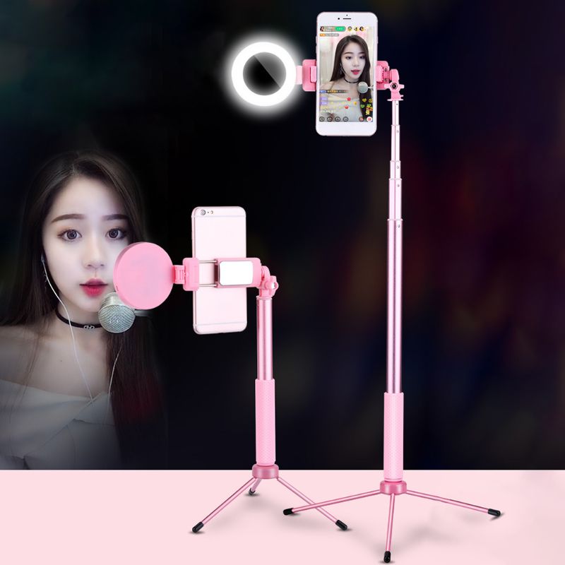 Ring Light with Stand for Vlogging Video Make-up Selfie USB Powered Selfie Stick