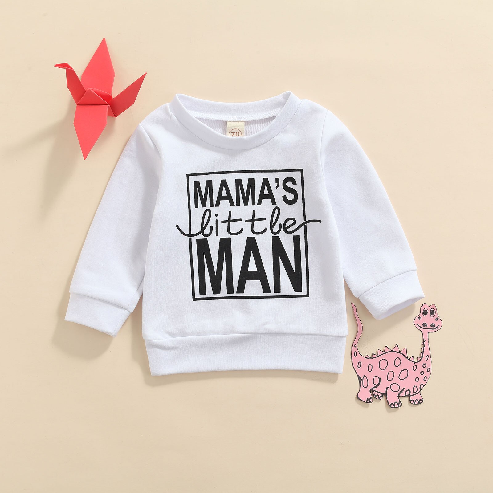 0-3Y Baby Boys Casual Sweatshirt Hoodies Autumn Baby Clothes Letter Printed Long Sleeve Pullover Sweatshirts Toddler Tops