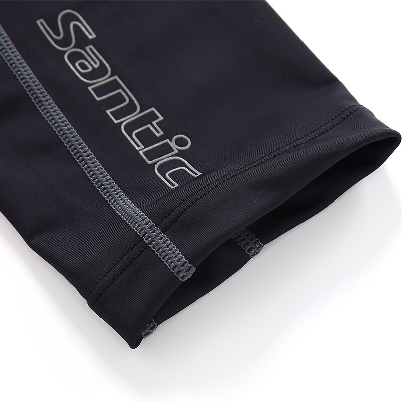 Calentadores de piernas de Ciclismo para hombre y mujer, calentadores de piernas Anti-UV, color negro, talla asiática, S-2XL