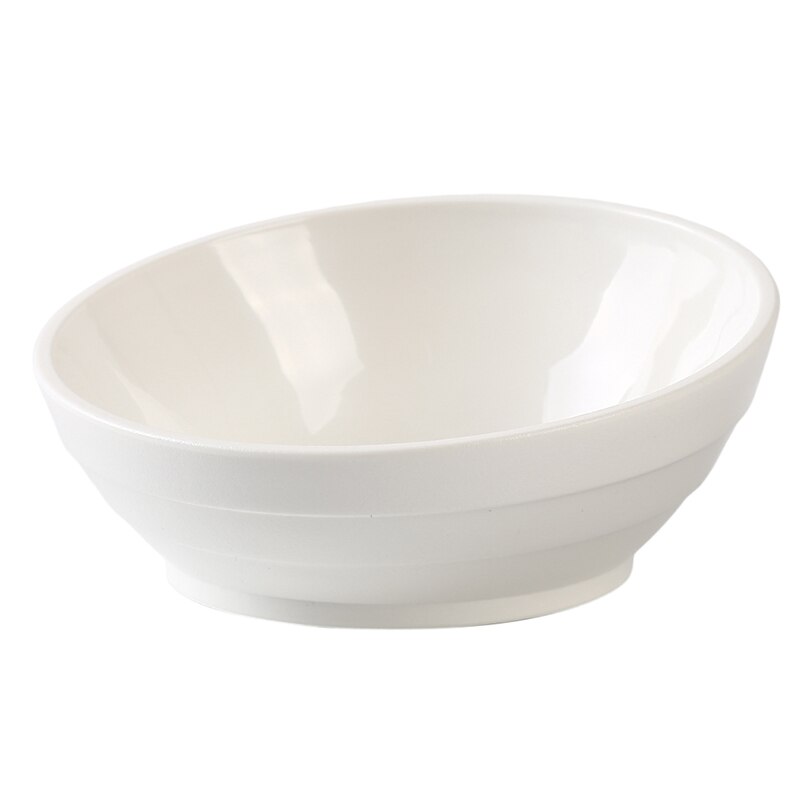 Multifunctionele snoepkleurige plastic voerbak voor huisdieren, voerbak voor puppy's, voerbak voor katten en honden, voerbak voor huisdieren: Wit s