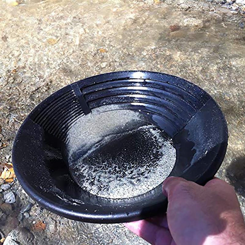 Plast guldpande bassin nugget minedrift pan uddybning efterforskning flod værktøj vaske guld panorering udstyr  o24