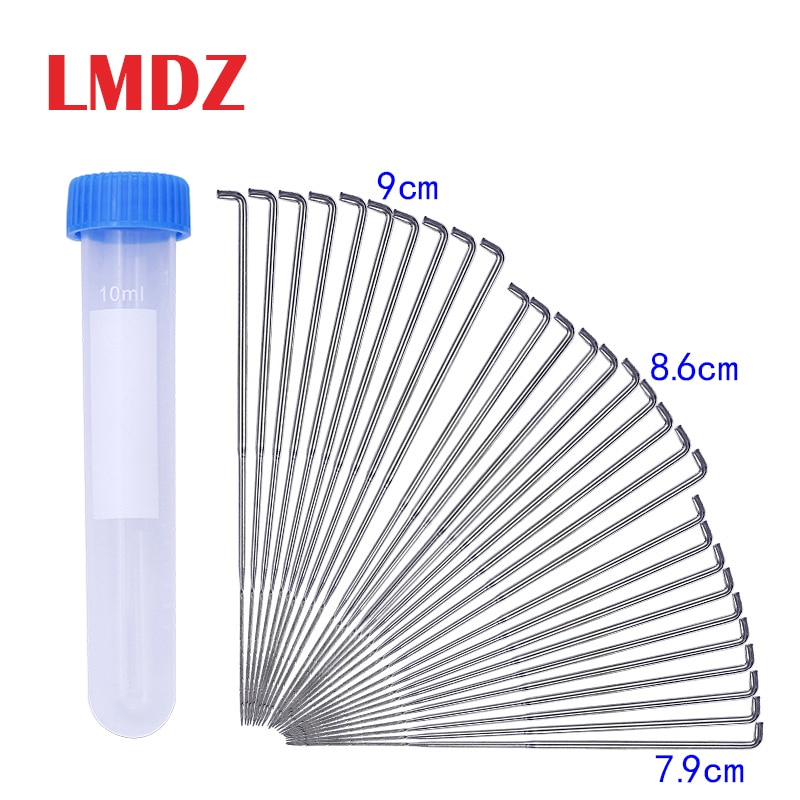 LMDZ-Kit de herramientas de fieltro para principiantes, Kit de agujas de hierro para principiantes, con botella de aguja, 3 tamaños, 10 Uds.