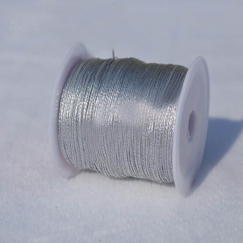 100m/ rullar färgglada rep för halsband armband garn tagg tofs att göra hantverk tråd smycken pyssel tillbehör bröllopsfest: 2