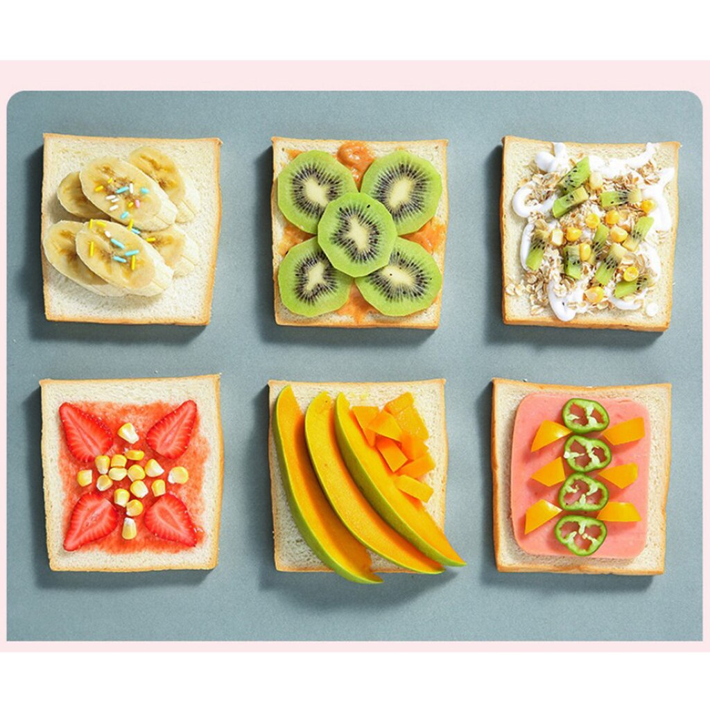 2 Slice Automatic Bread Maker Electric Mini Breakfast Bread Baking Machine Kitchen Appliances