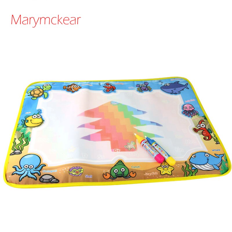 1 Pcs 50x36cm Kids Drawing Board Scratch Art Magic Water Drawing Mat Doodle Toy Kids Craft Water Painting with Water Pen