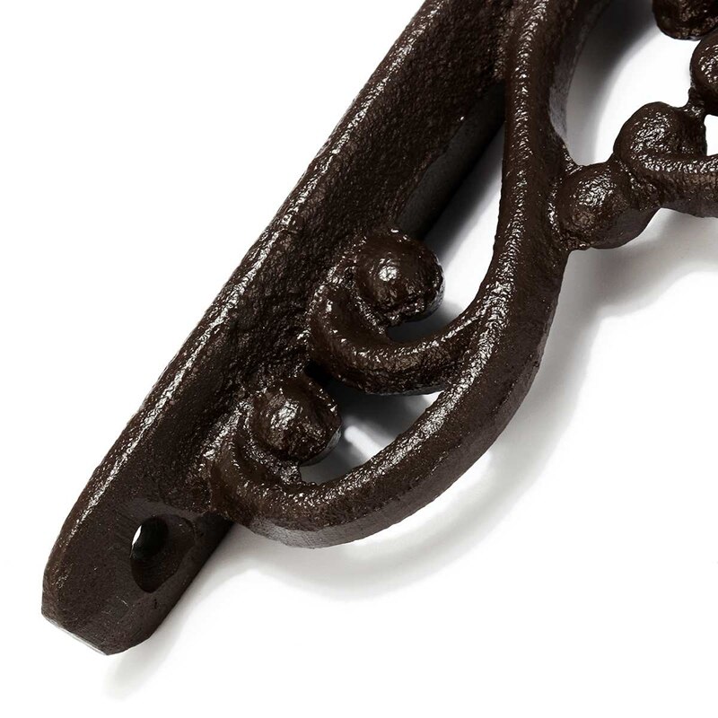 Cast Iron Hanger Wrought Iron Garden Hook Flower Pots Basket Wall