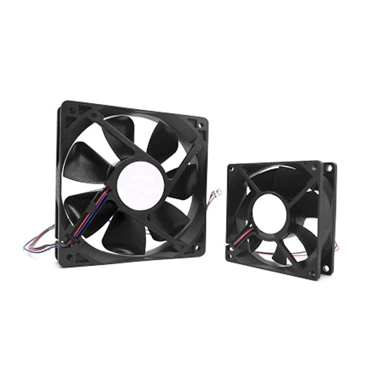 3,4,5,6,7,8,9,12cm silent amplifier cooling fan 12V/24V, suitable for welding machines, computers, chassis and other equipment
