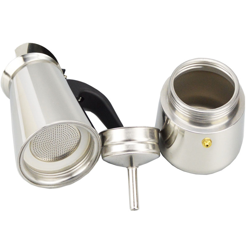 12Cup Stainless Steel moka cafeteira italiana french press barista coffee maker percolator grinder espresso accessories machine